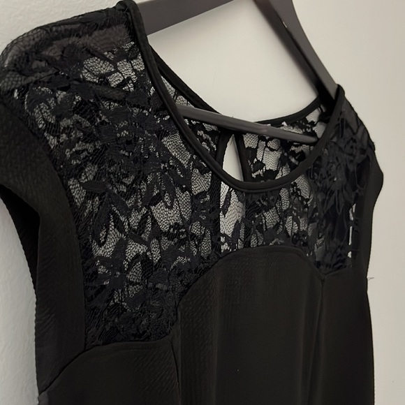 2/$30 Black lace skater dress - Picture 3 of 5